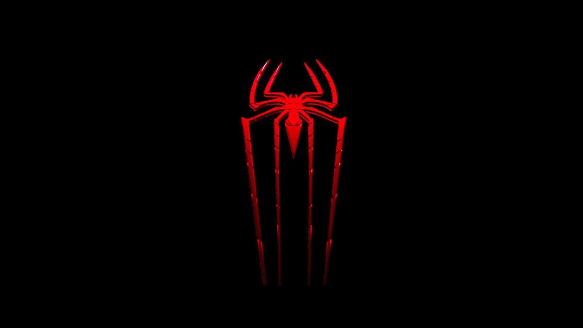 Logo ragno Spider-Man rosso, 1920x1080 1080p, PC Desktop