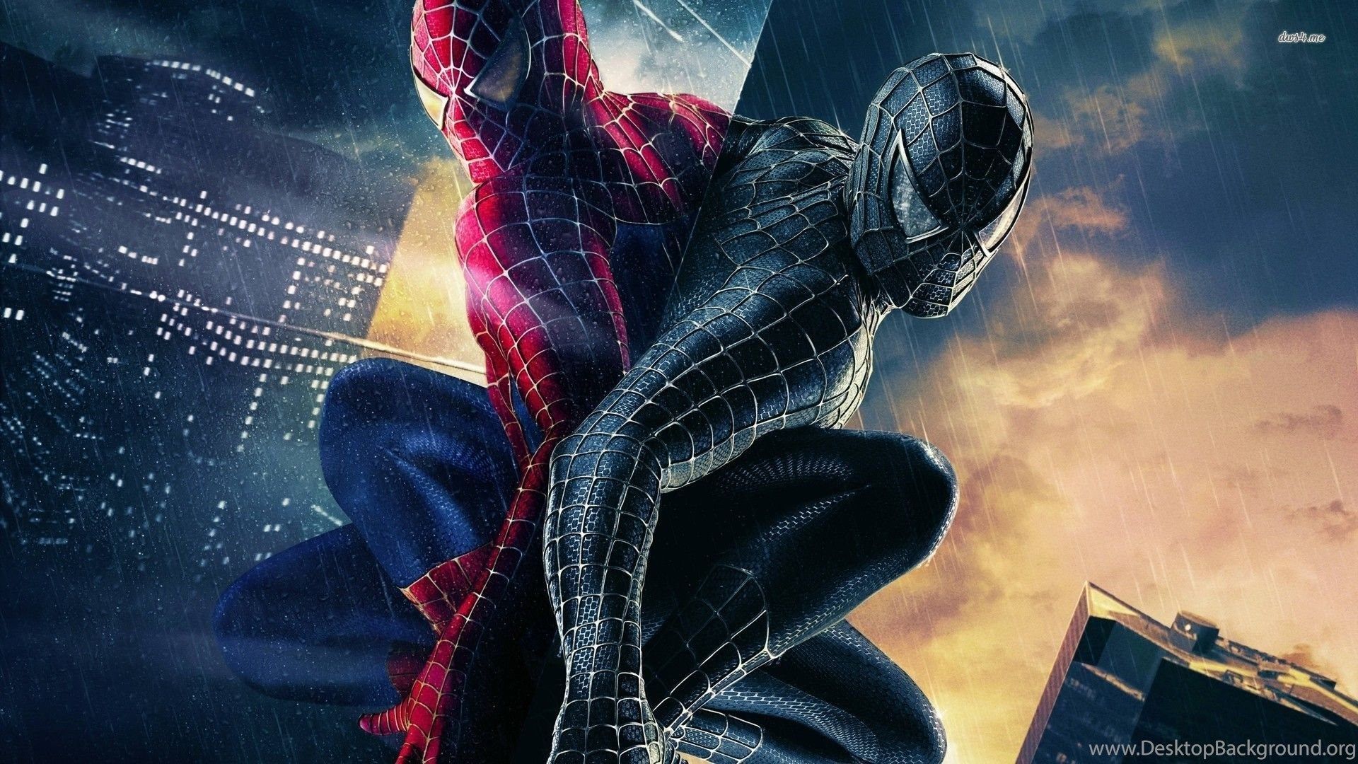 Spider-Man rosso e nero, 1920x1080 Full HD, PC