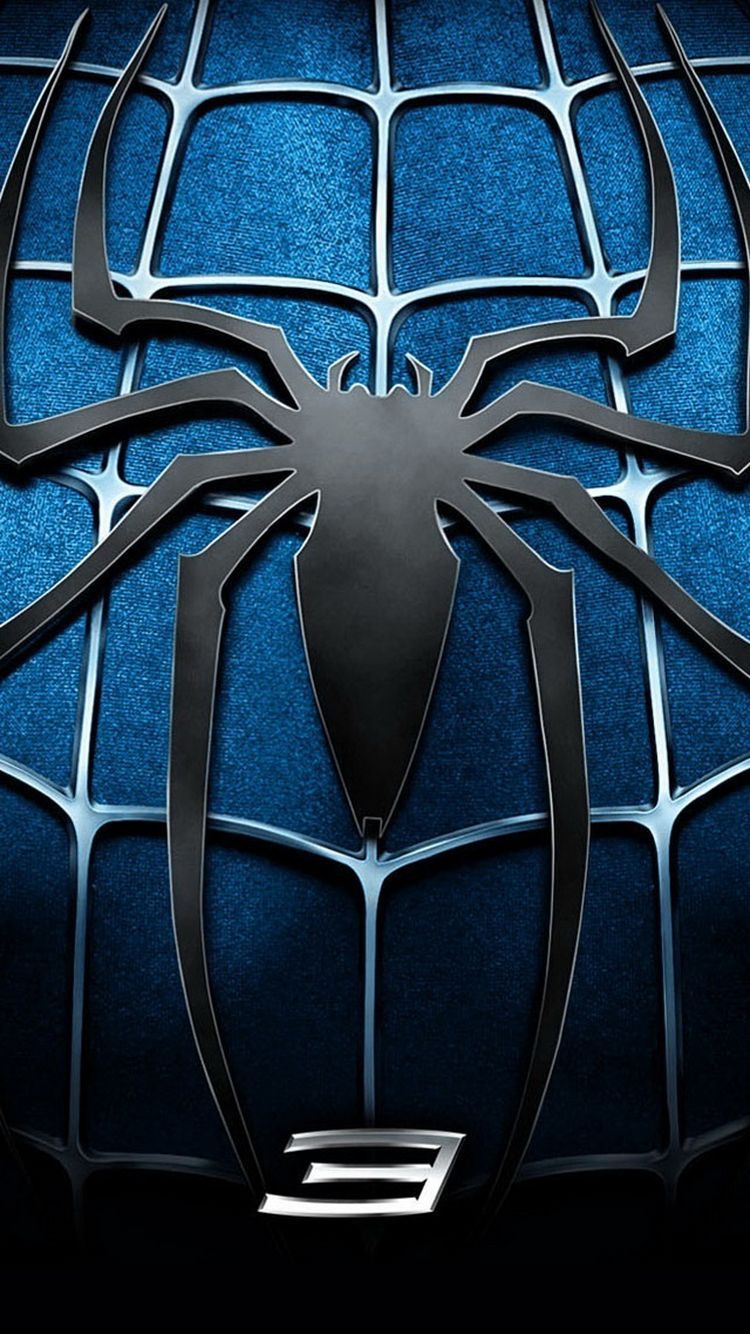 Simbolo ragno nero Spider-Man, 750x1334 Full HD Verticale, iPhone