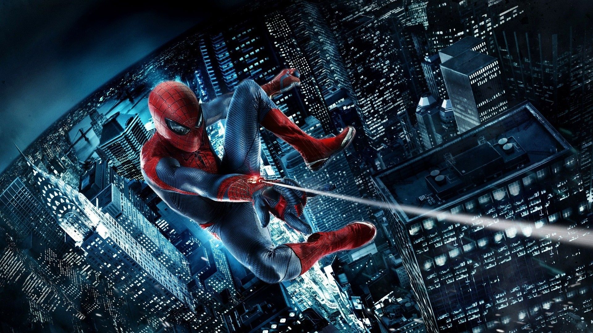 Spider-Man città notturna, 1920x1080 Full HD 1080p, Laptop