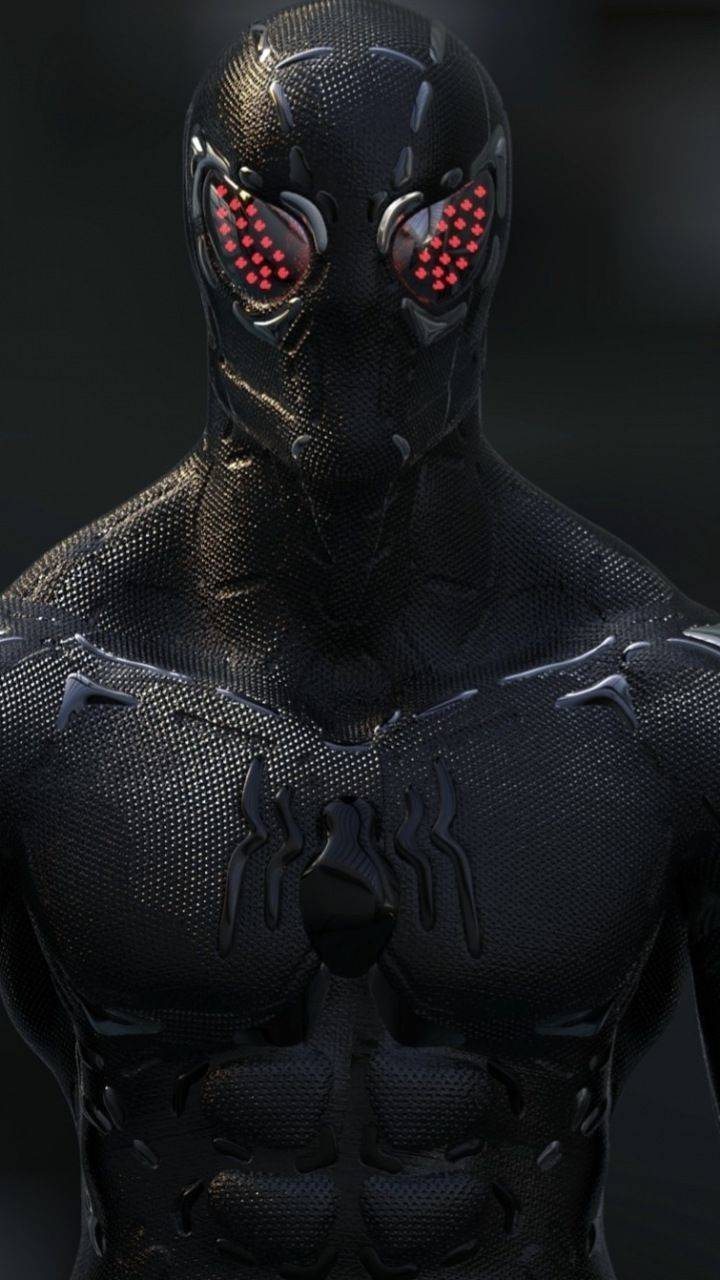 Spider-Man tuta nera, 720x1280 Verticale, Telefono