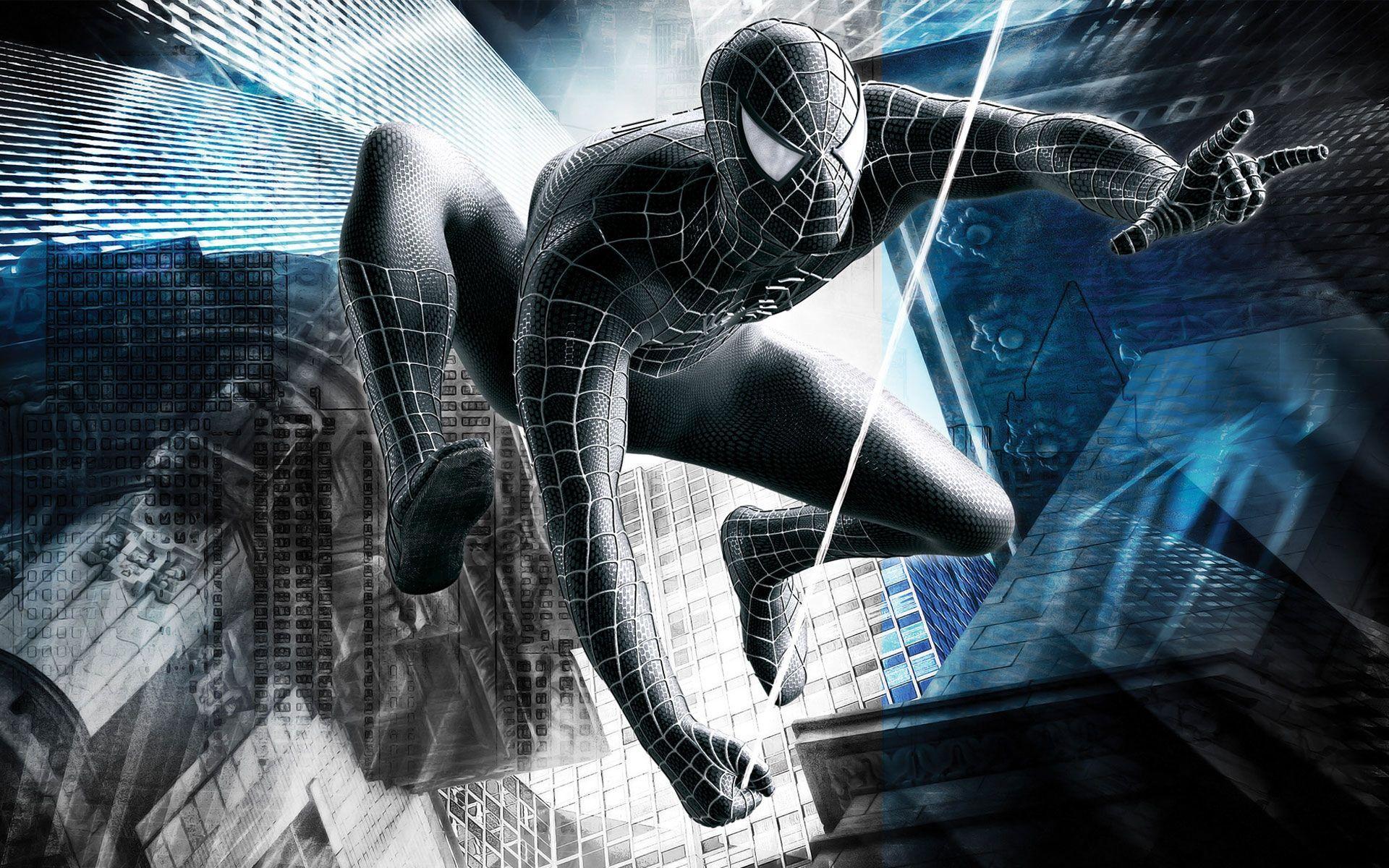 Spider-Man nero città, 1920x1200 Full HD+ WUXGA, PC Desktop