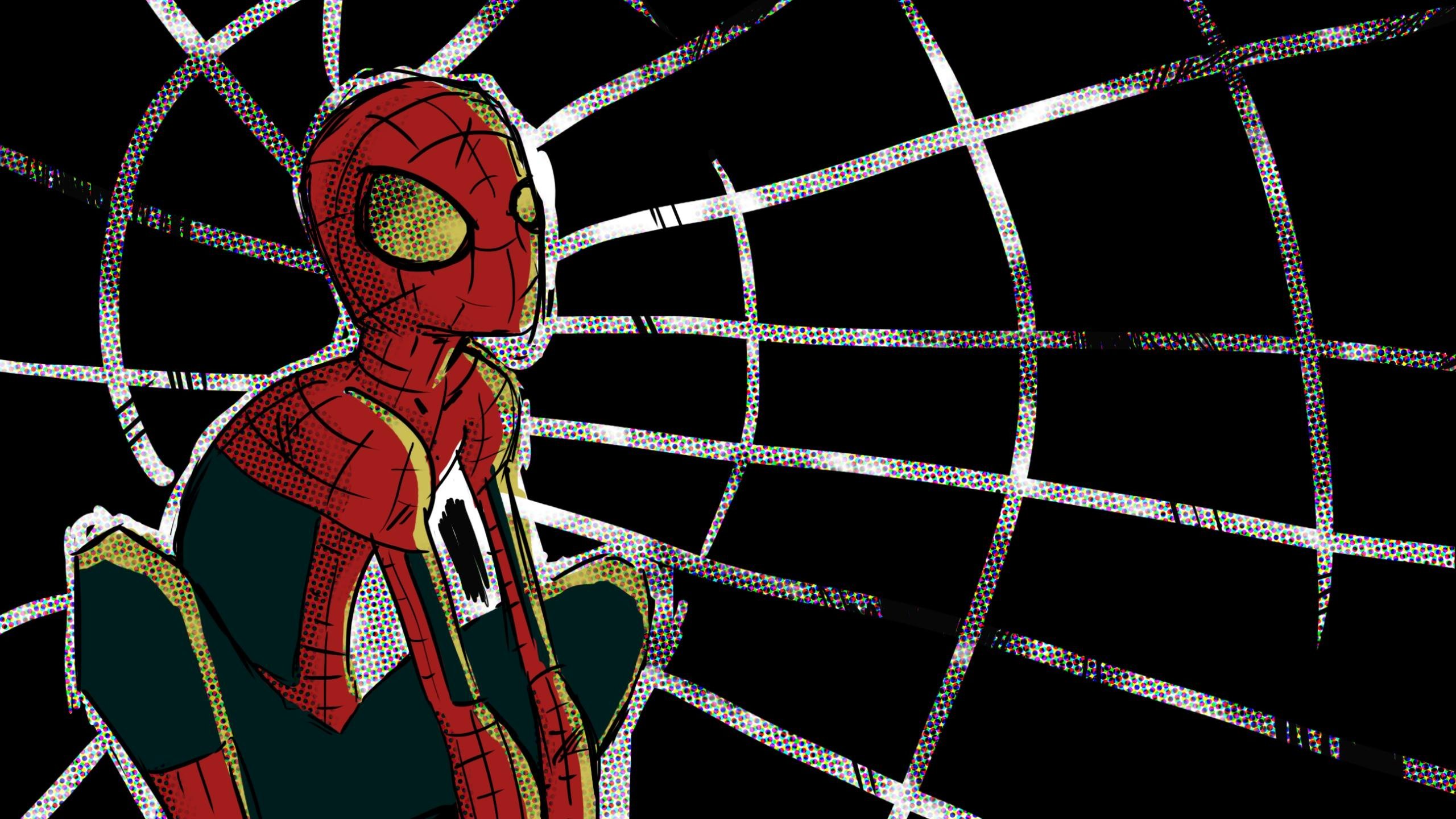 Spider-Man su tela ragnatela, 2560x1440 1440p, Desktop
