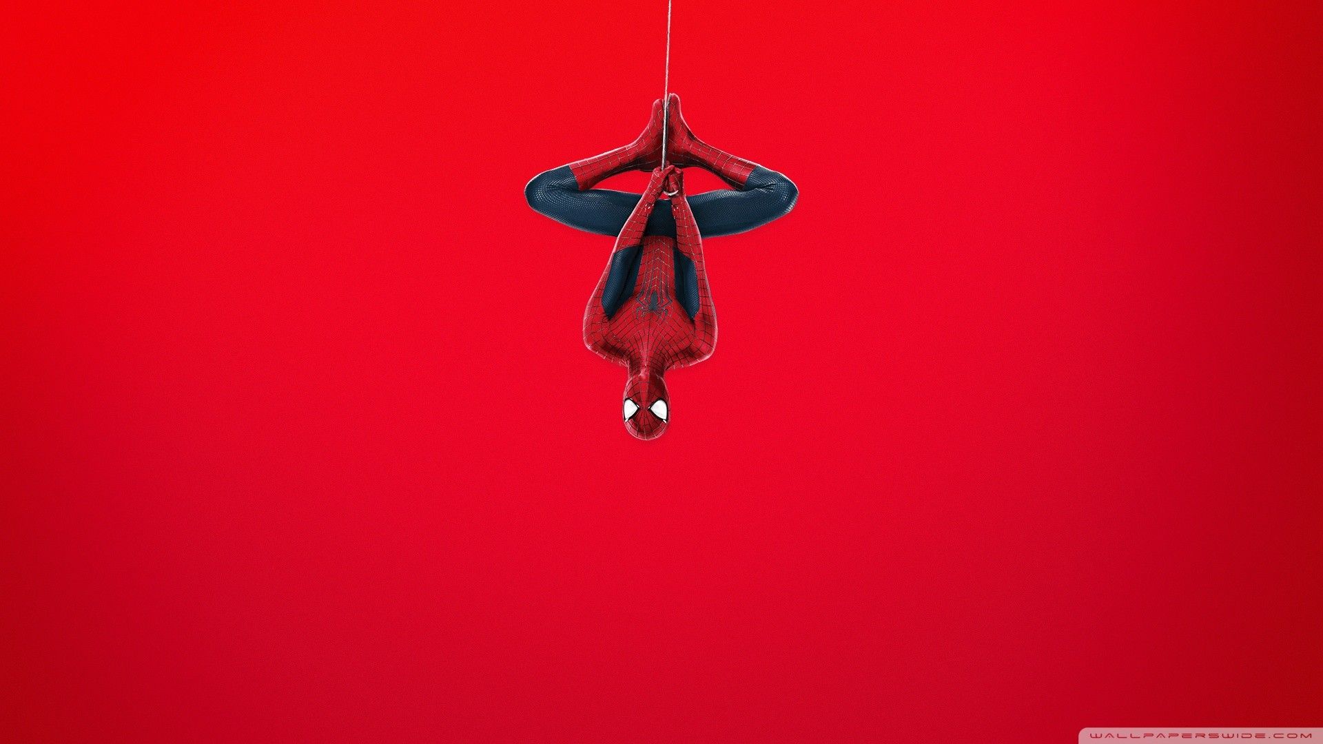 Spider-Man appeso capovolto, Uomo Ragno, 1920x1080 1080p, PC