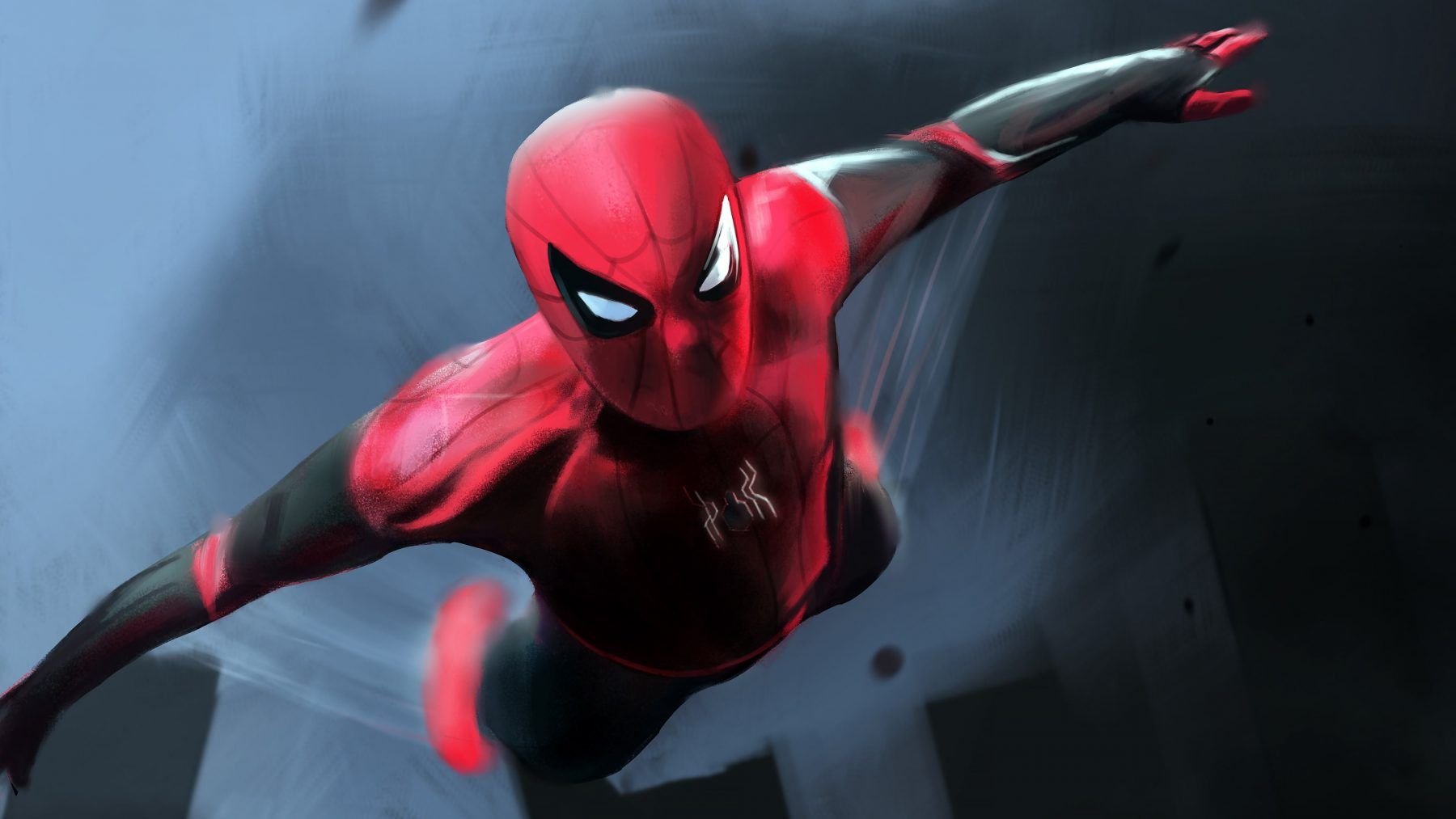 Spider-Man in volo, 1800x1013 900p, PC Desktop