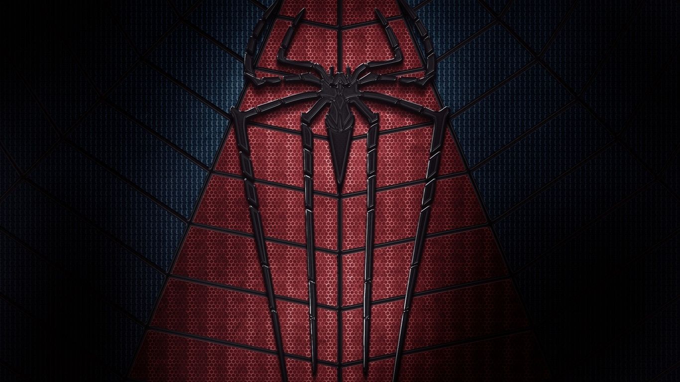 Spider-Man logo ragno petto, 1366x768 720p, PC