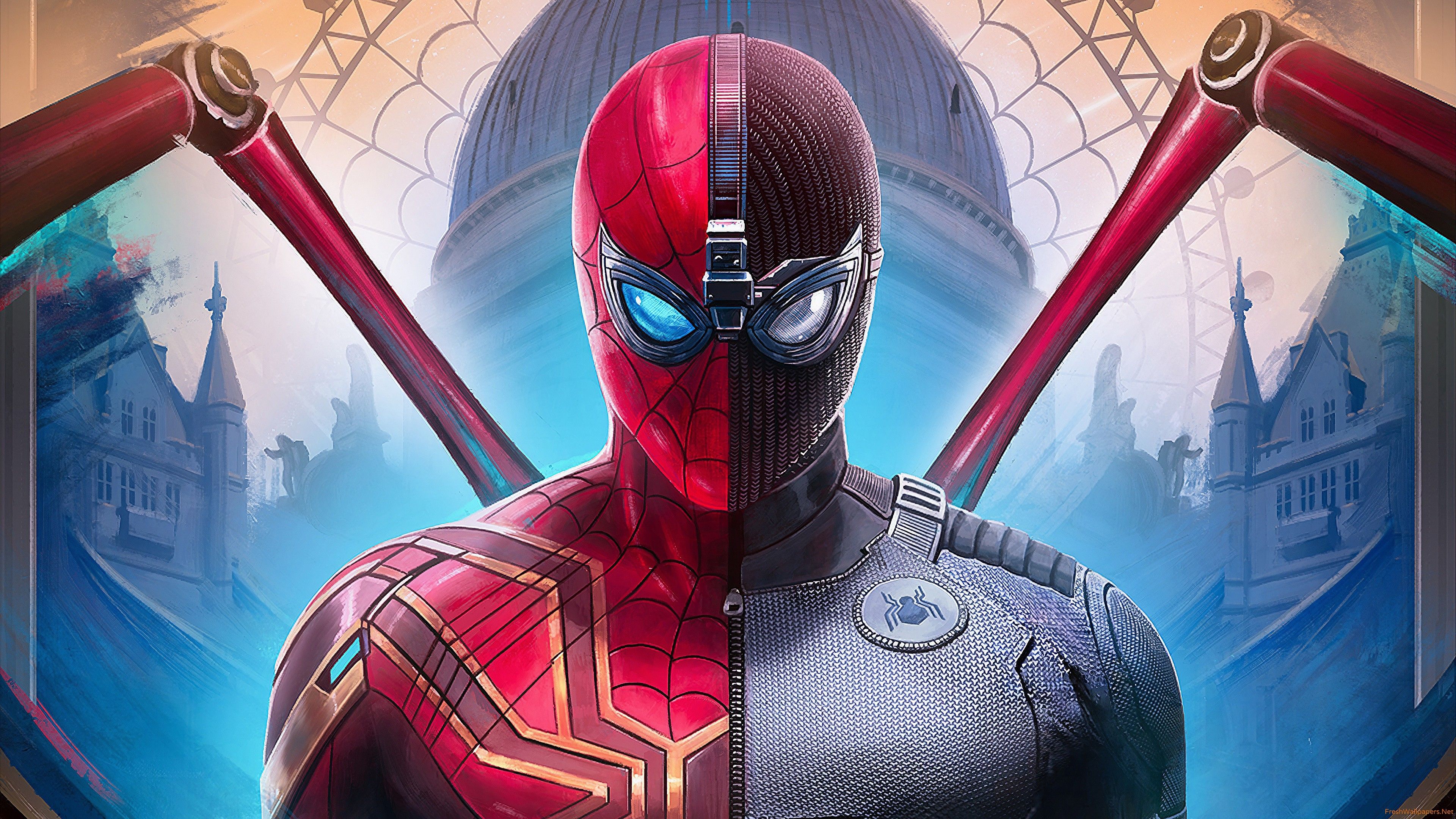 Spider-Man Far From Home costume, 3840x2160 Ultra HD, PC