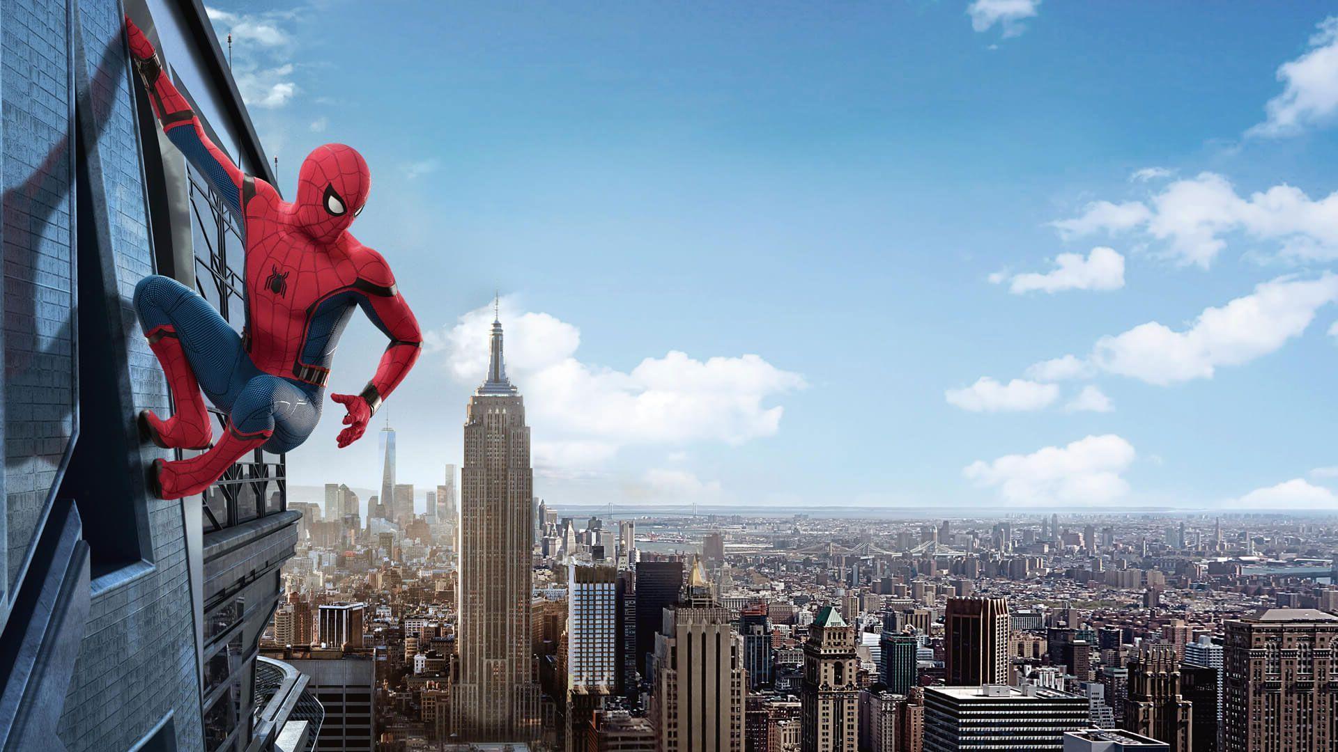 Spider-Man su grattacielo, città, 1920x1080 Full HD, Monitor Gaming