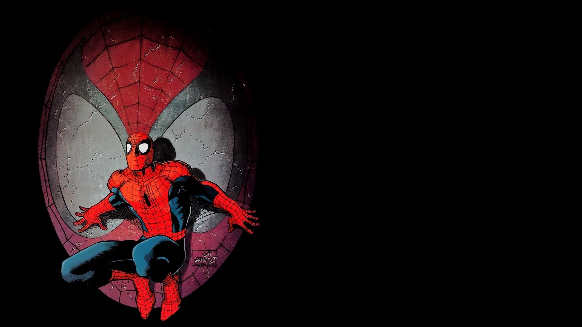 Spider-Man su sfondo nero, 1920x1080 Full HD, Desktop