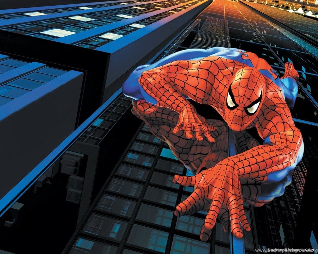 Spider-Man arrampicato su grattacielo, 1024x819 HD, Monitor Gaming