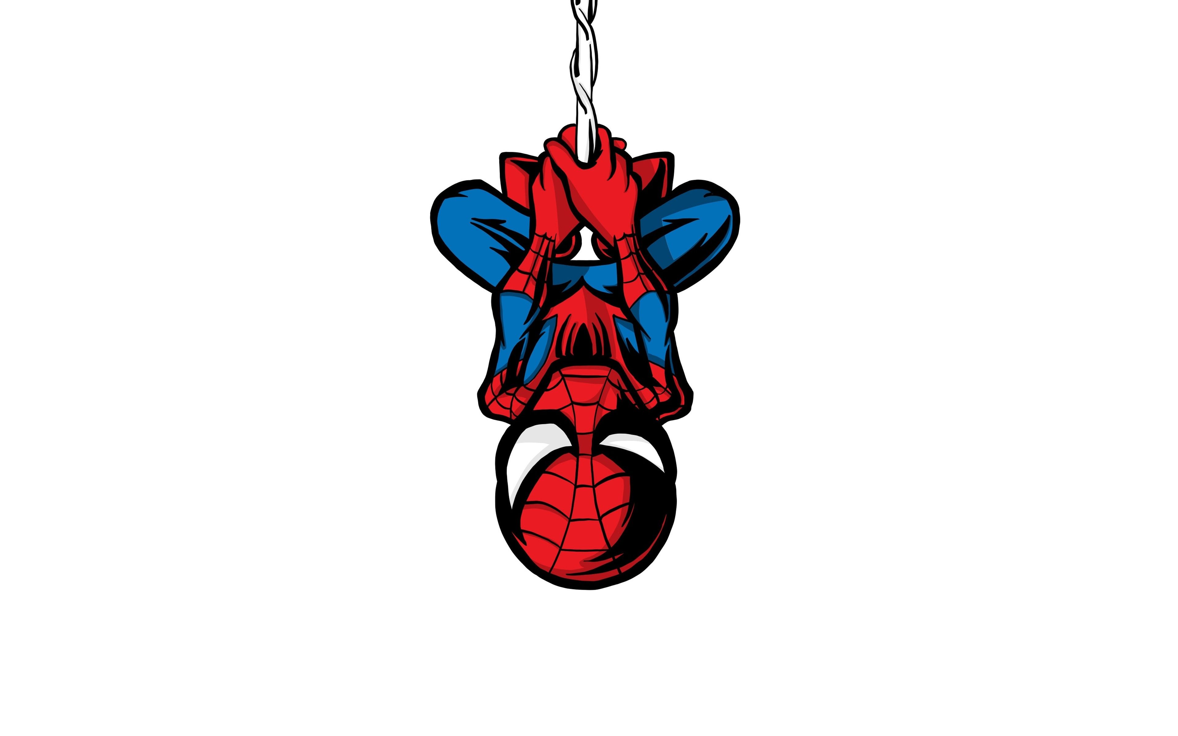 Spider-Man illustrazione minimalista, 720x1559 Verticale, Telefono