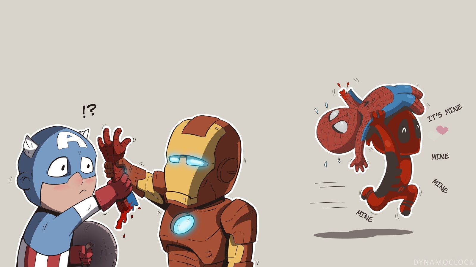 Spider-Man chibi cartoon, 1920x1080 Full HD 1080p, Desktop