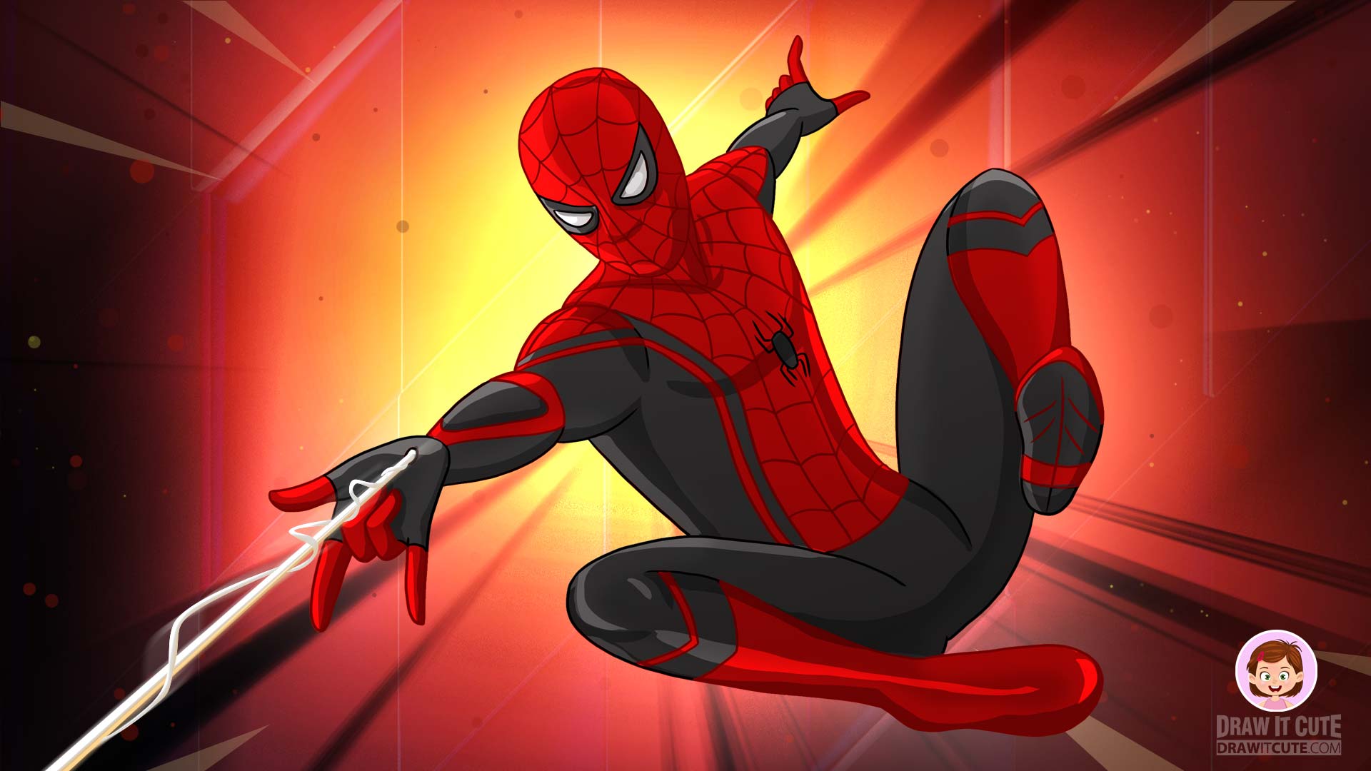 Spider-Man Far From Home illustrazione, 1920x1080 Full HD, PC Desktop