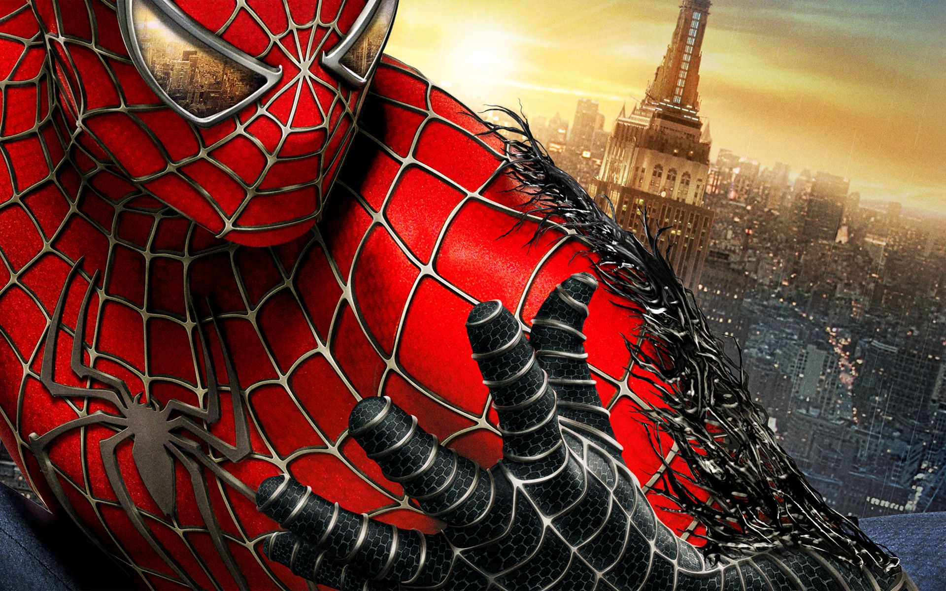 Spider-Man costume nero rosso, 1920x1200 Full HD+ WUXGA, Desktop