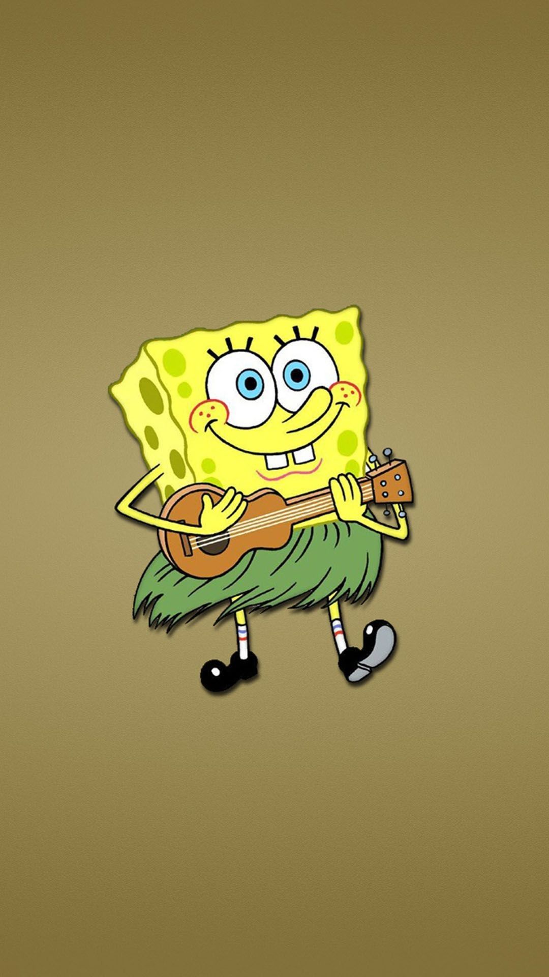 SpongeBob suona ukulele, 1080x1920 Verticale, Samsung Galaxy