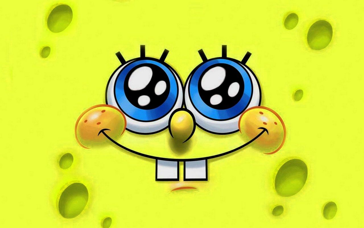 SpongeBob faccia sorridente, 1280x800 720p, MacBook Air