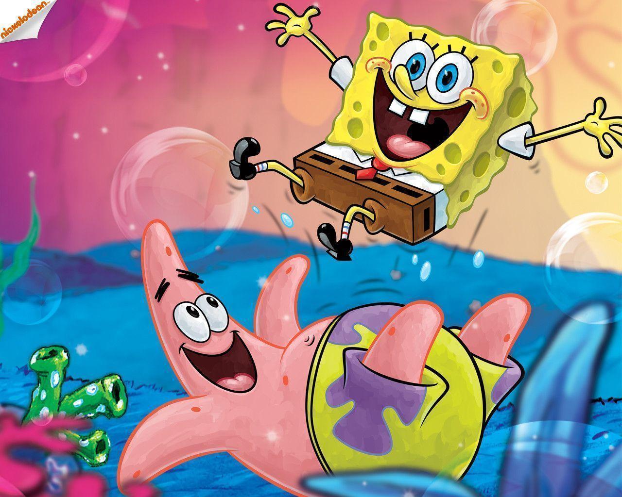 SpongeBob e Patrick Stella, 1280x1024 HD, ROG Asus Laptop