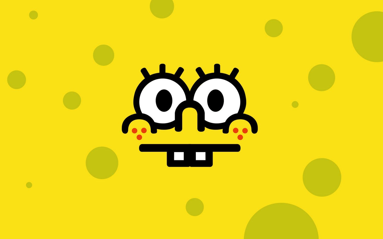 Volto SpongeBob giallo, 1600x1000 HD Ready, Desktop