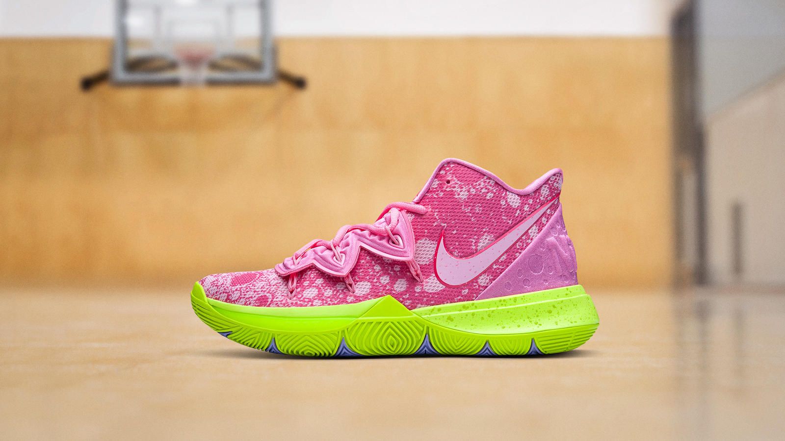 Scarpa Nike Kyrie SpongeBob rosa, abbigliamento sportivo, 1600x900 HD, PC