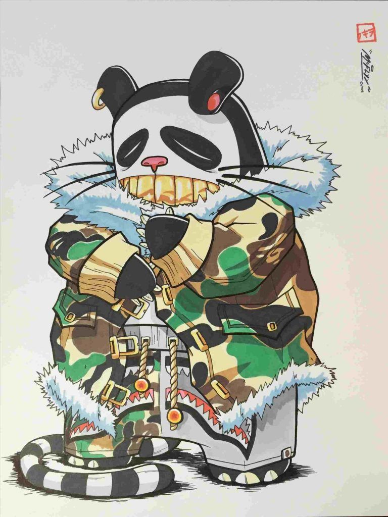 Logo BAPE scimmia colorata, 1024x768 HD, Desktop