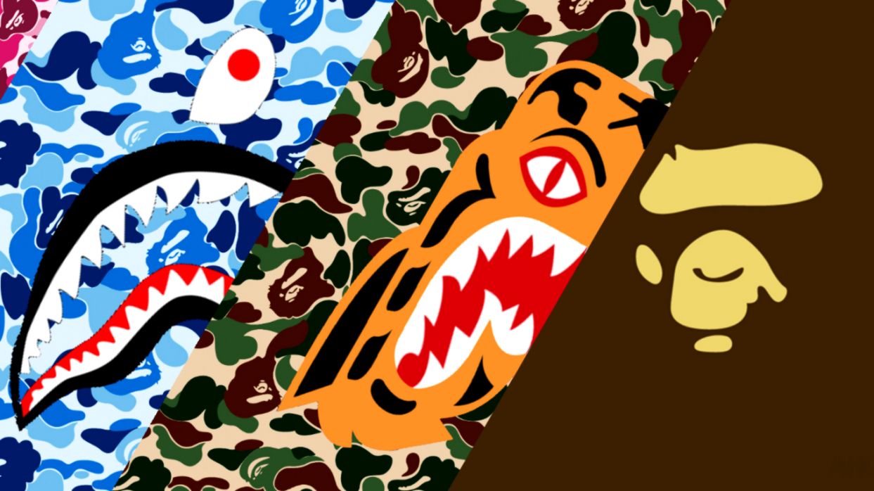 BAPE shark camo blu, 1080x1920 Full HD Verticale, Smartphone