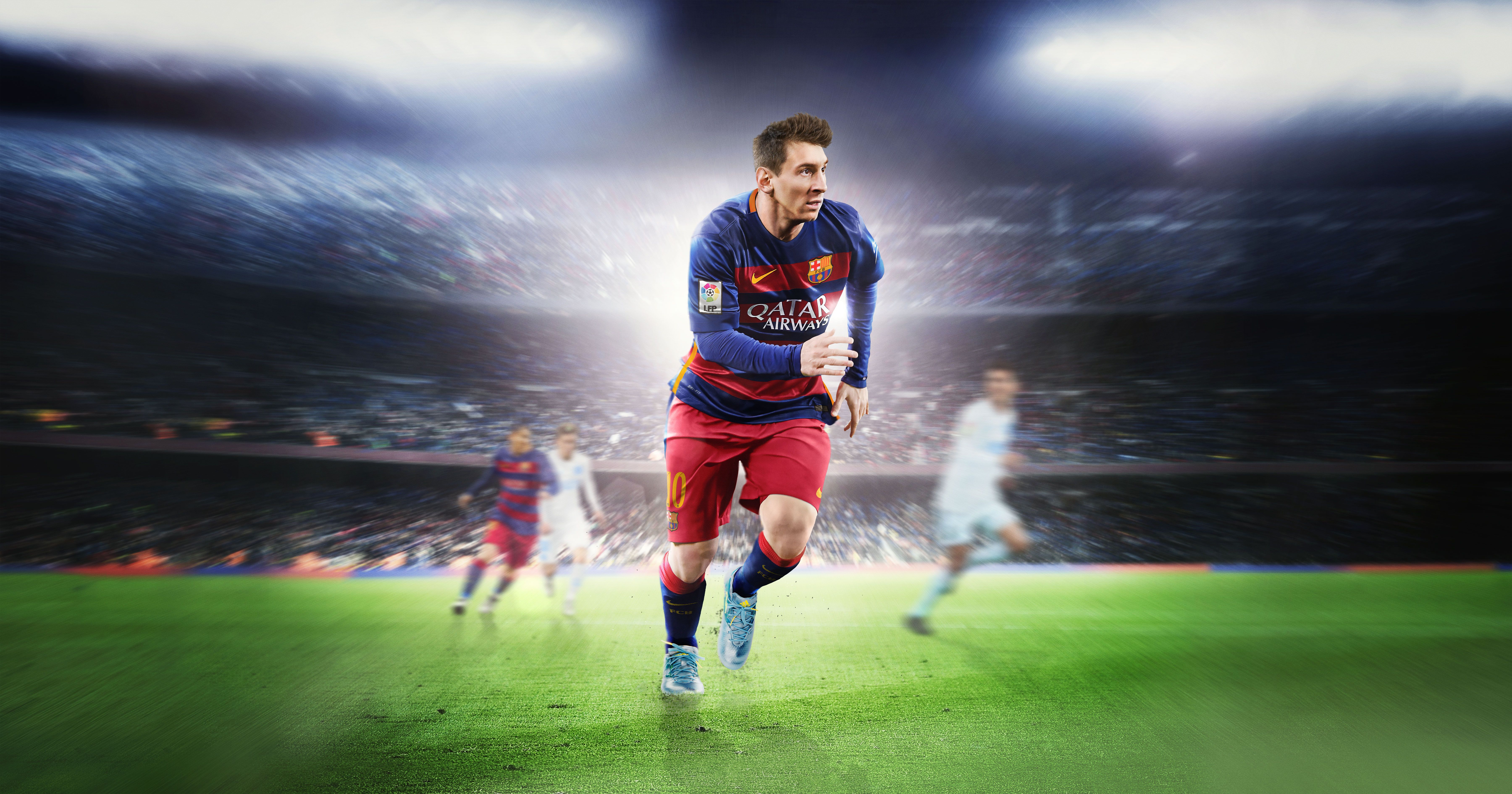 Messi Barcellona campo calcio, 7200x3780 4K Ultra HD, Smart TV 4K