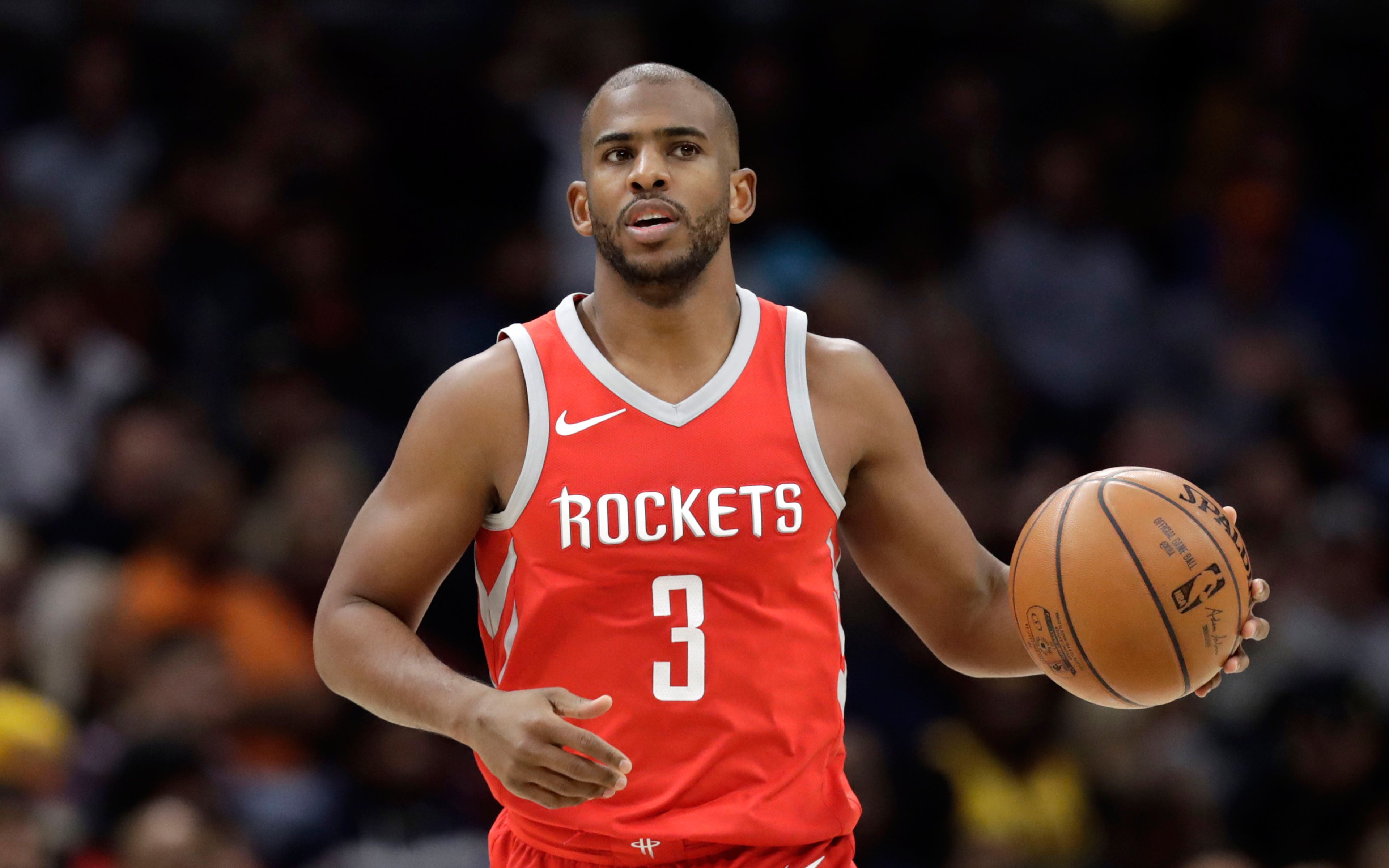Chris Paul Houston Rockets basket, 3840x2400 4K, Desktop 4K