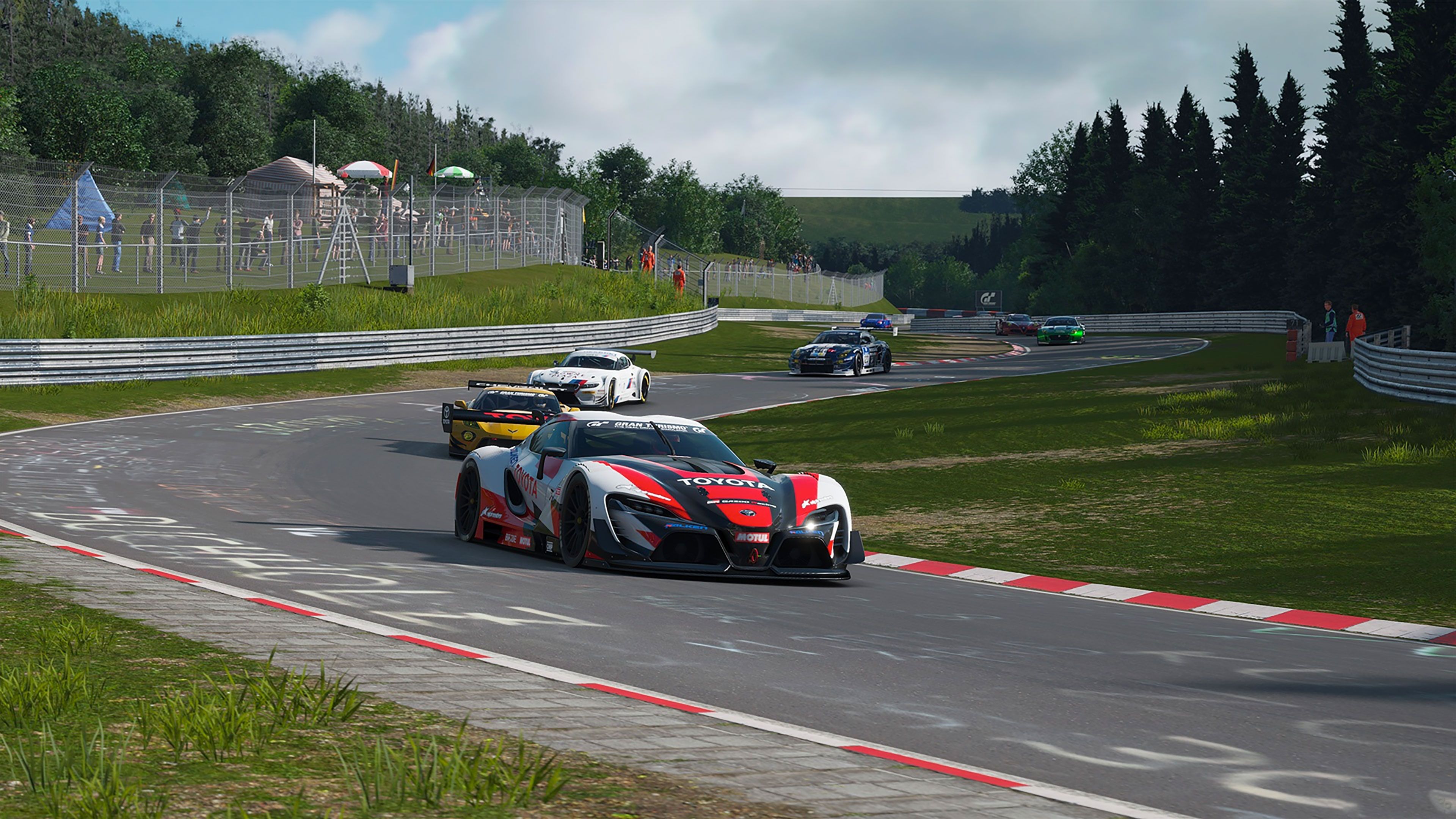 Auto da corsa Gran Turismo pista, 3840x2160 Ultra HD, 4K TV