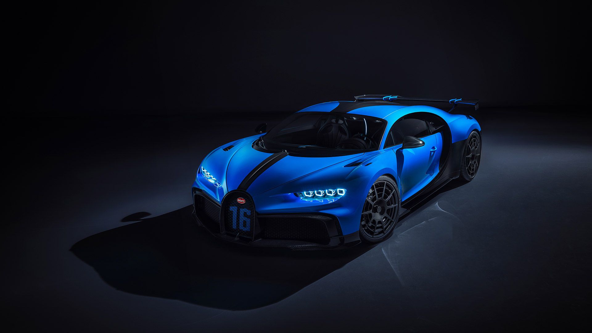 Bugatti Chiron blu sportiva, 1920x1080 1080p, PC Desktop