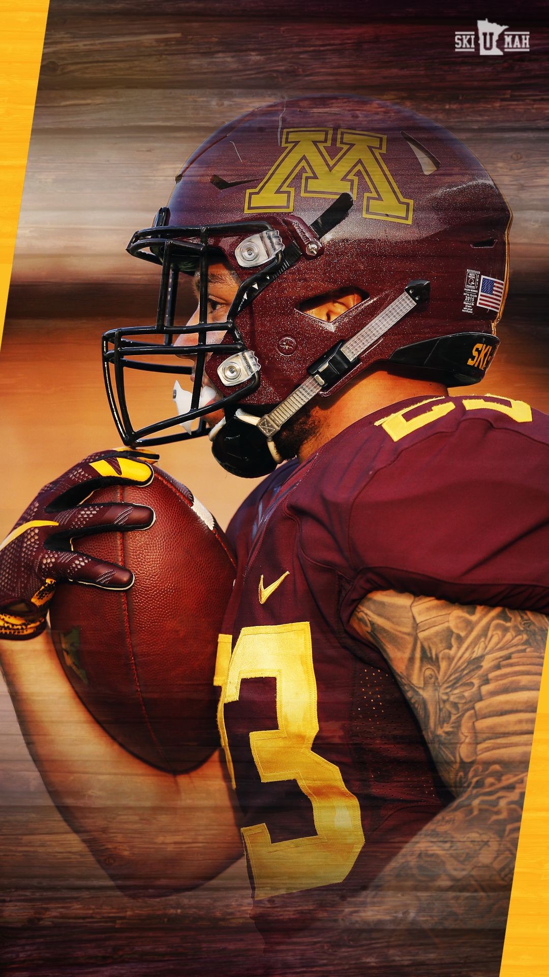 Football americano Minnesota Gophers, 1080x1920 Full HD Verticale, iPhone