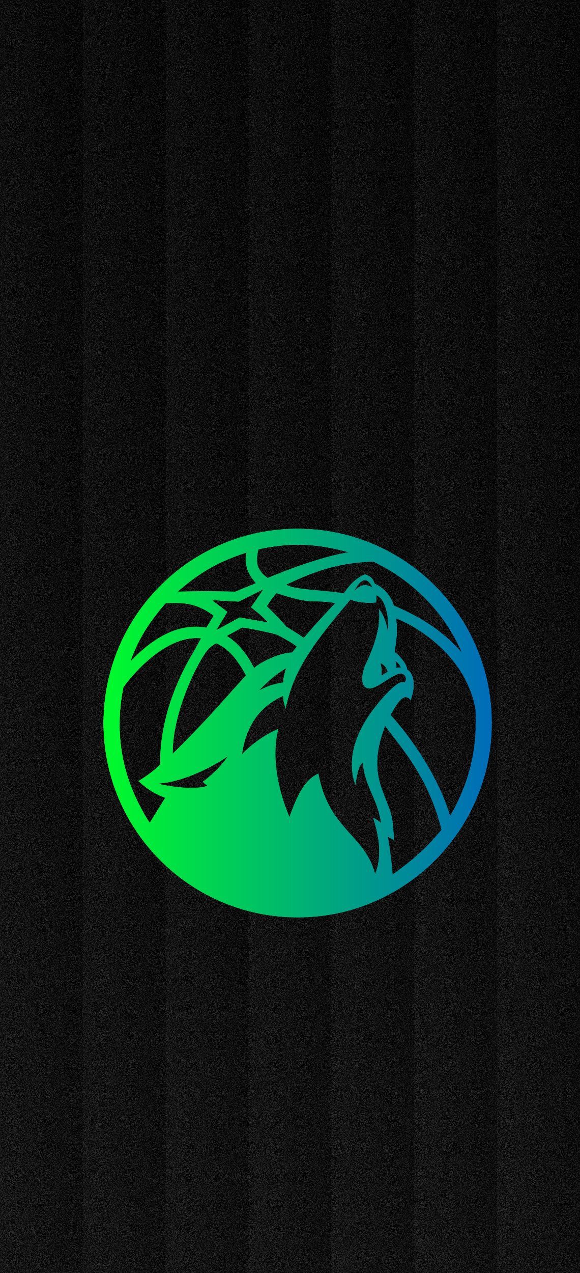 Logo Minnesota Timberwolves lupo, 1140x2500 Full HD Verticale, Smartphone