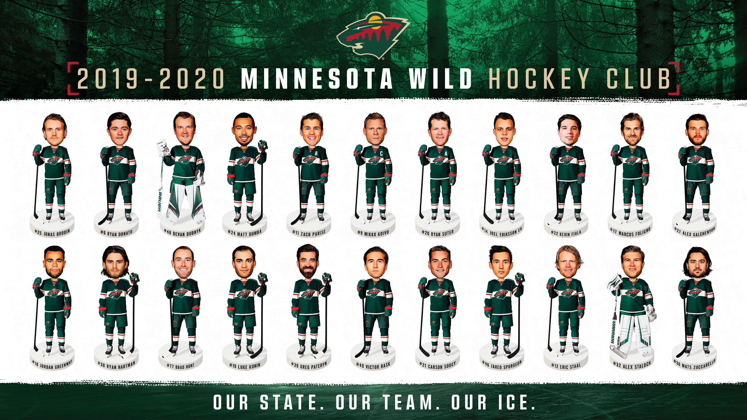 Minnesota Wild squadra hockey, 2560x1440 2K, Desktop