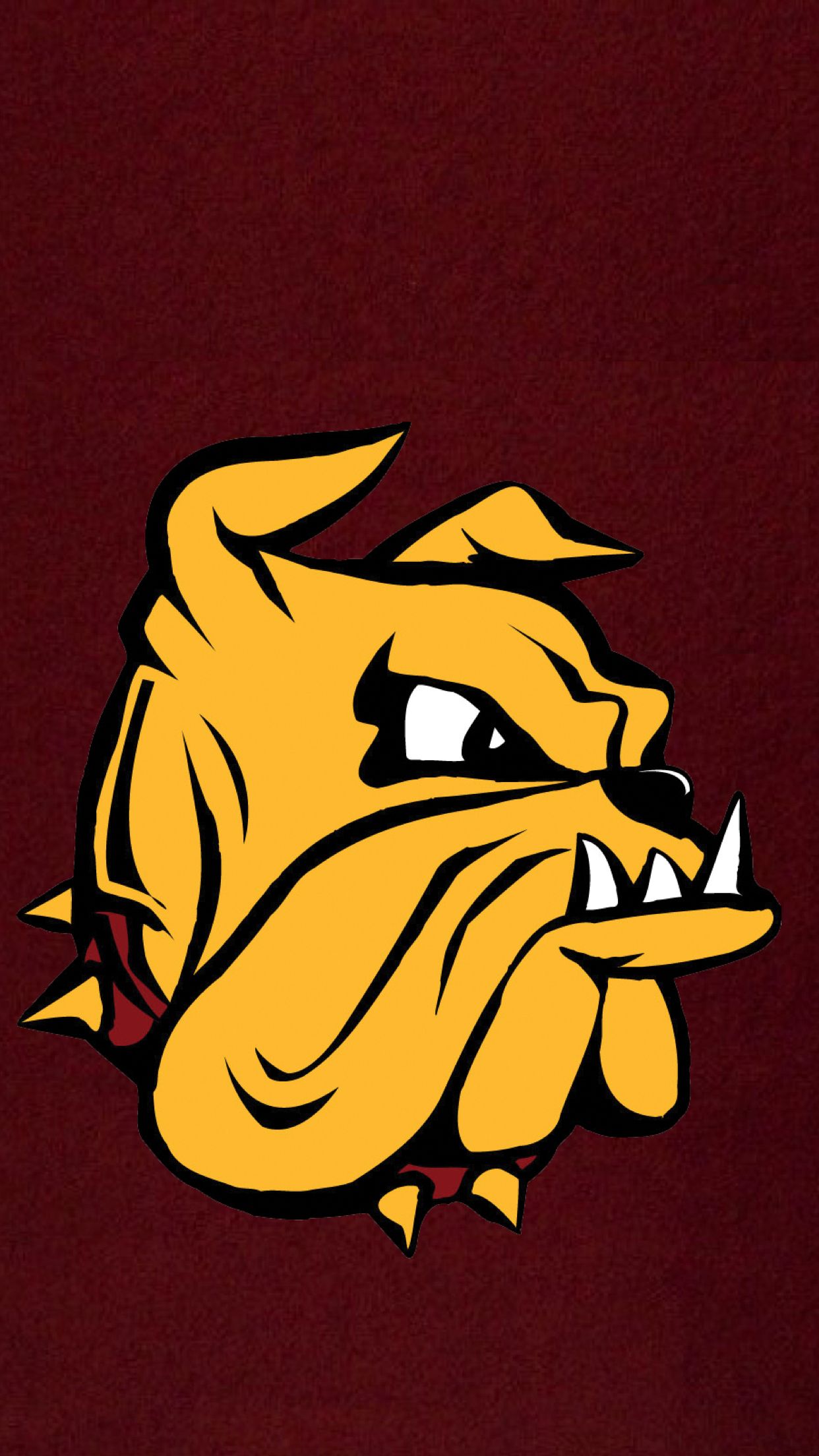 Logo Bulldogs Minnesota Duluth, 1242x2208 Verticale, Telefono