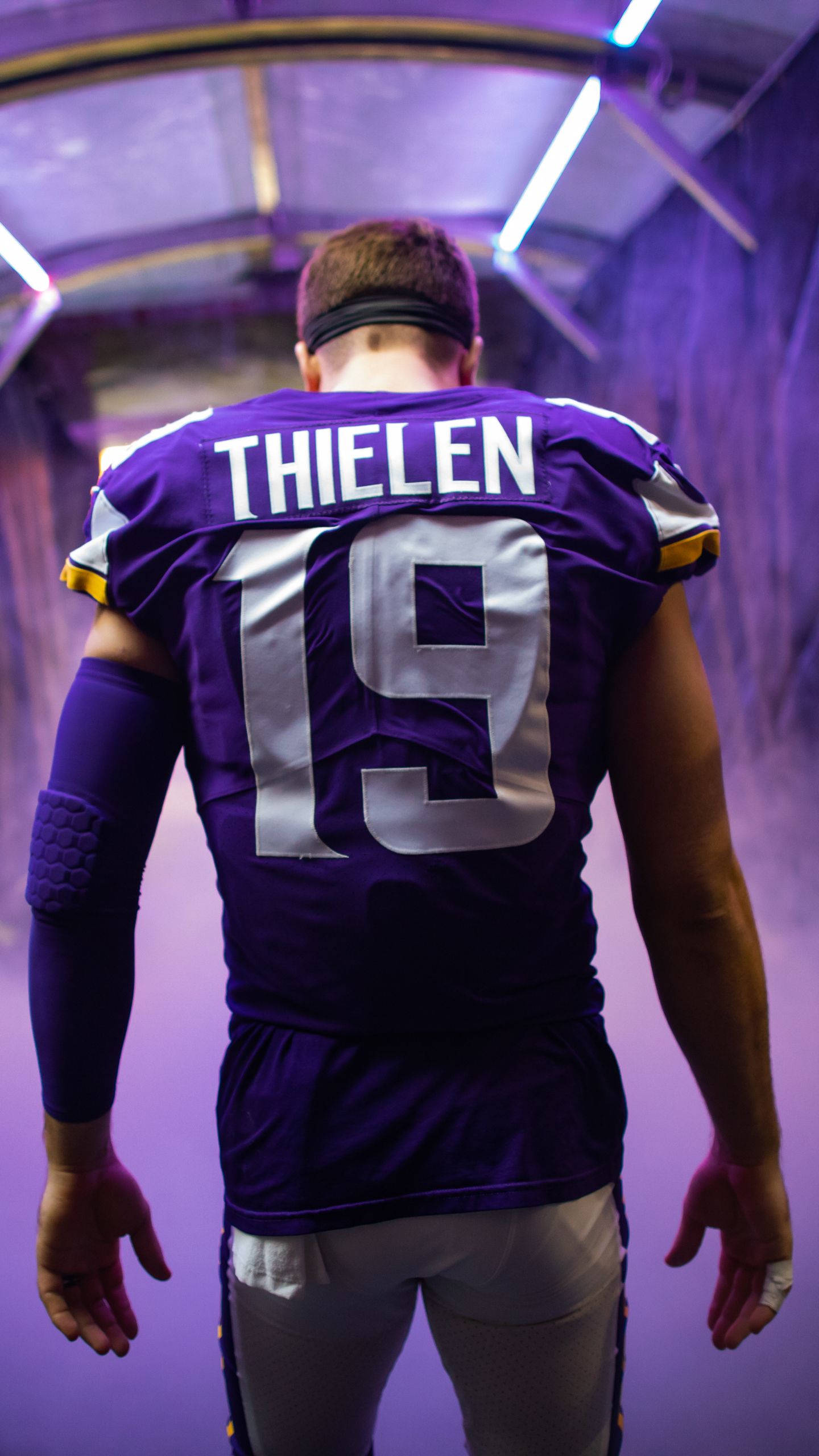 Giocatore Vikings maglia Thielen 19, Minnesota Vikings, 1440x2560 Verticale, Mobile