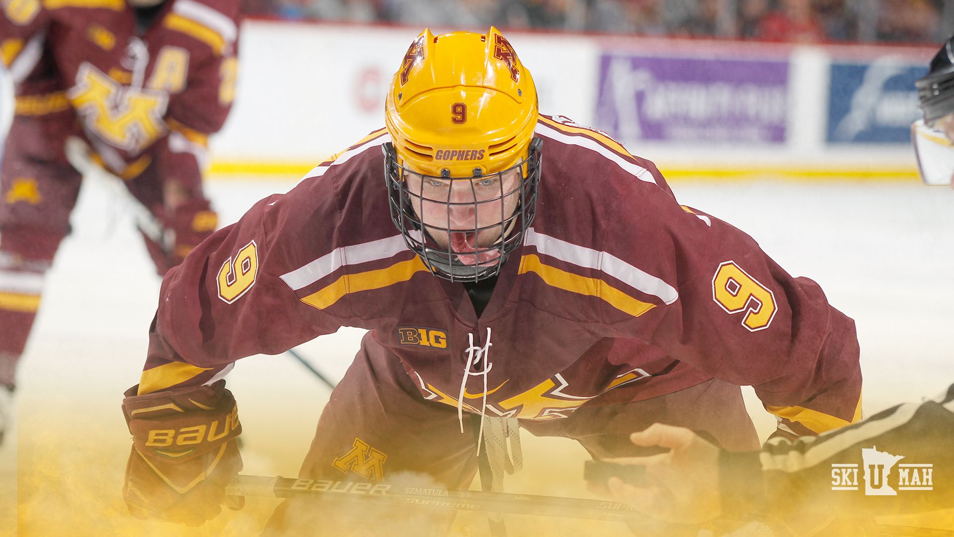 Giocatore hockey Minnesota Gophers, 1920x1080 Full HD, Desktop