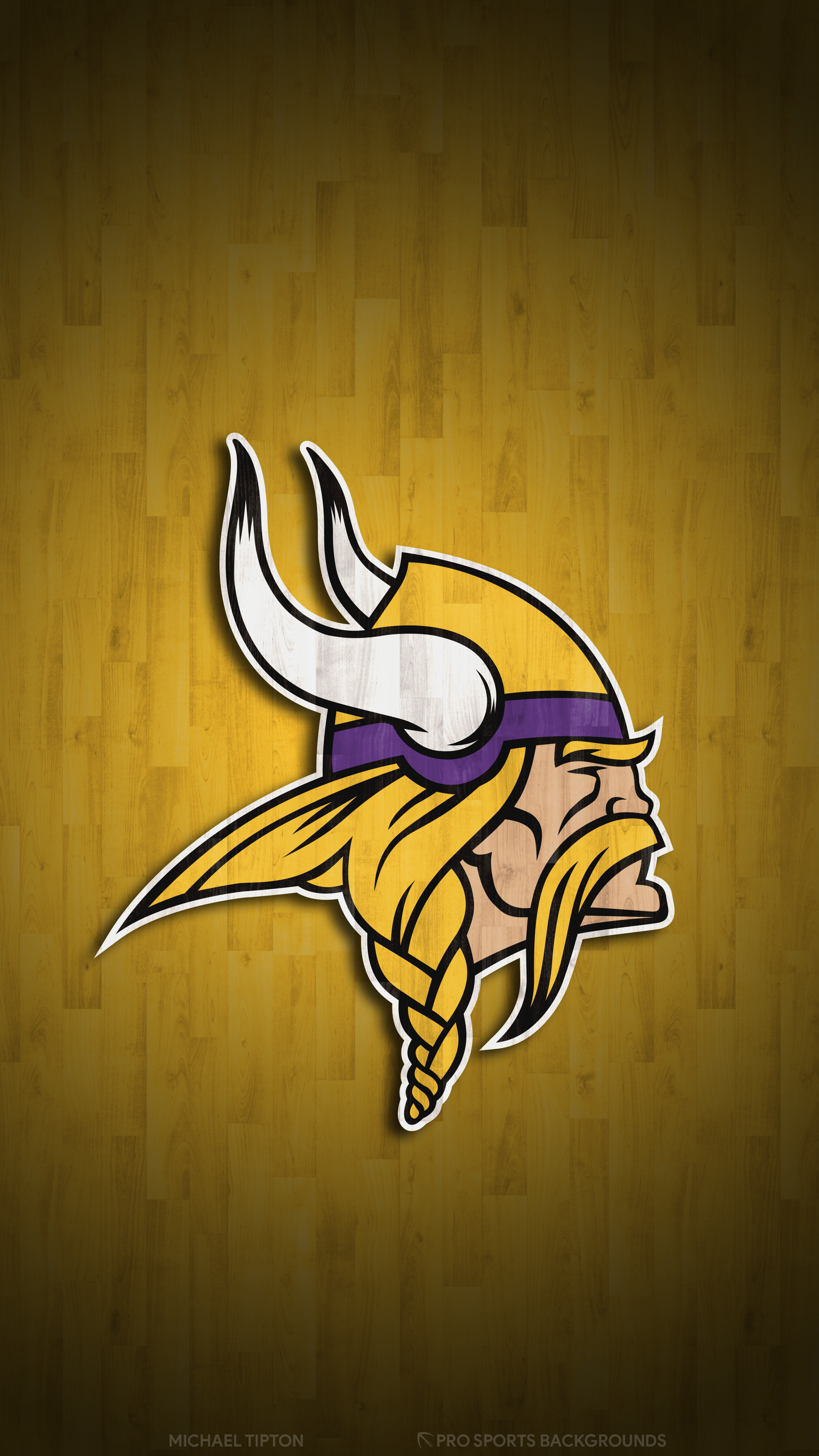 Logo Minnesota Vikings casco, 2160x3840 Verticale, Telefono