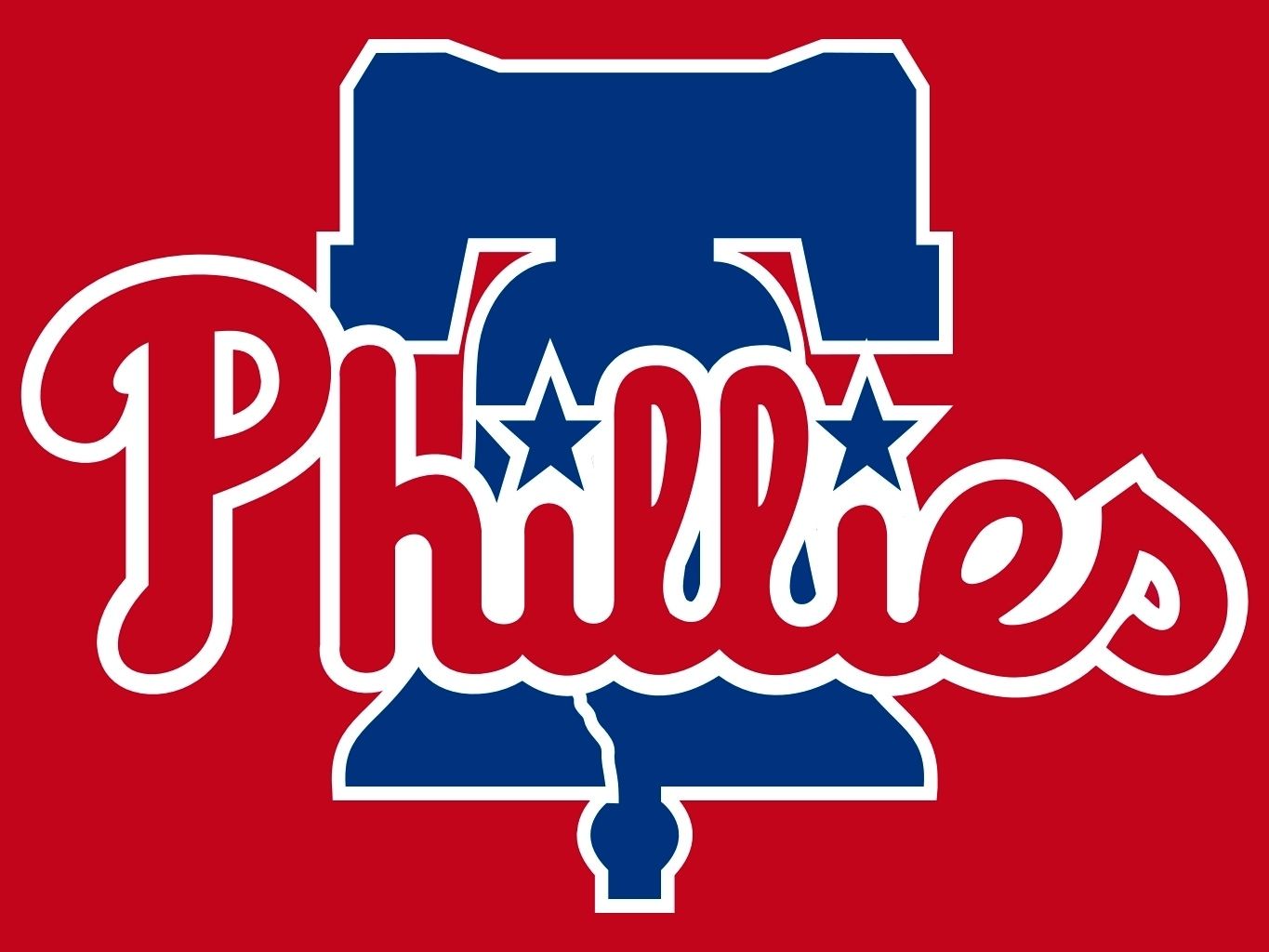 Logo Philadelphia Phillies baseball, 1365x1024 HD, Notebook Gaming