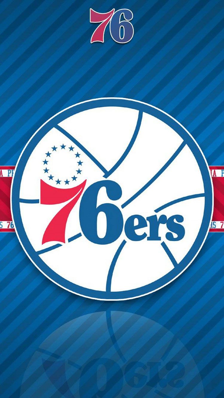 Logo Philadelphia 76ers basket, 750x1334 Full HD Verticale, iPhone