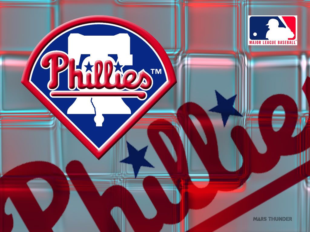 Logo Phillies baseball rosso blu, 1024x768 HD, Desktop