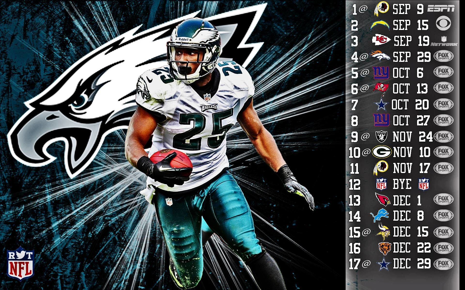 Philadelphia Eagles calendario giocatore, 1920x1200 Full HD+, iMac