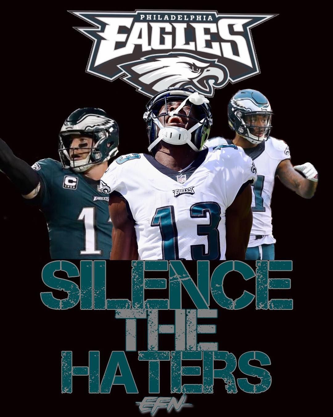 Philadelphia Eagles giocatori football, 1080x1350 Full HD Verticale, Smartphone