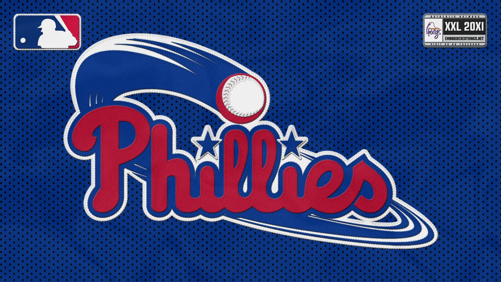 Logo Phillies baseball, 2000x1125 Hi-Res, Desktop