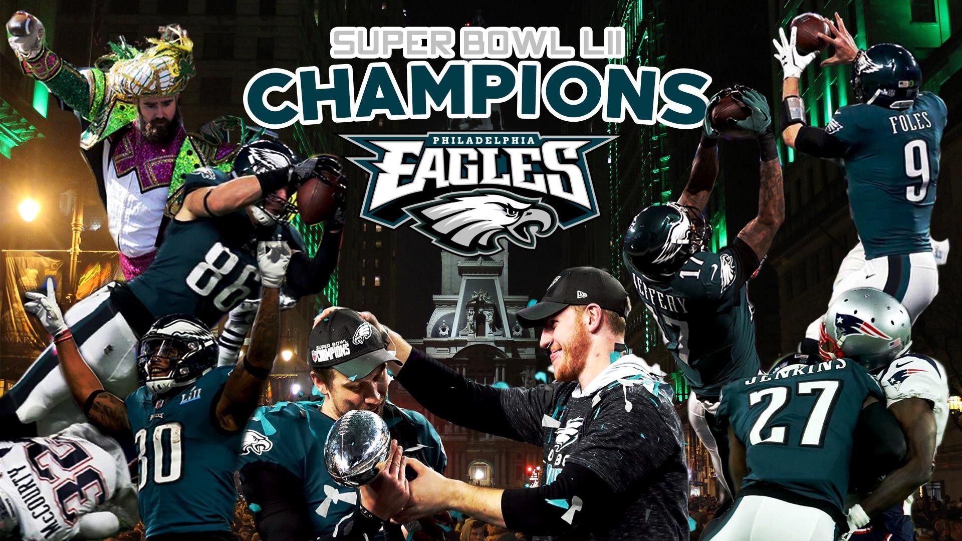 Philadelphia Eagles Super Bowl campioni, football americano, 1920x1080 Full HD, Laptop