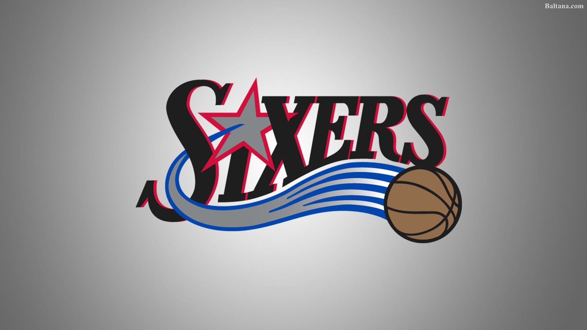 Logo Sixers basket Filadelfia, 1920x1080 Full HD 1080p, Laptop