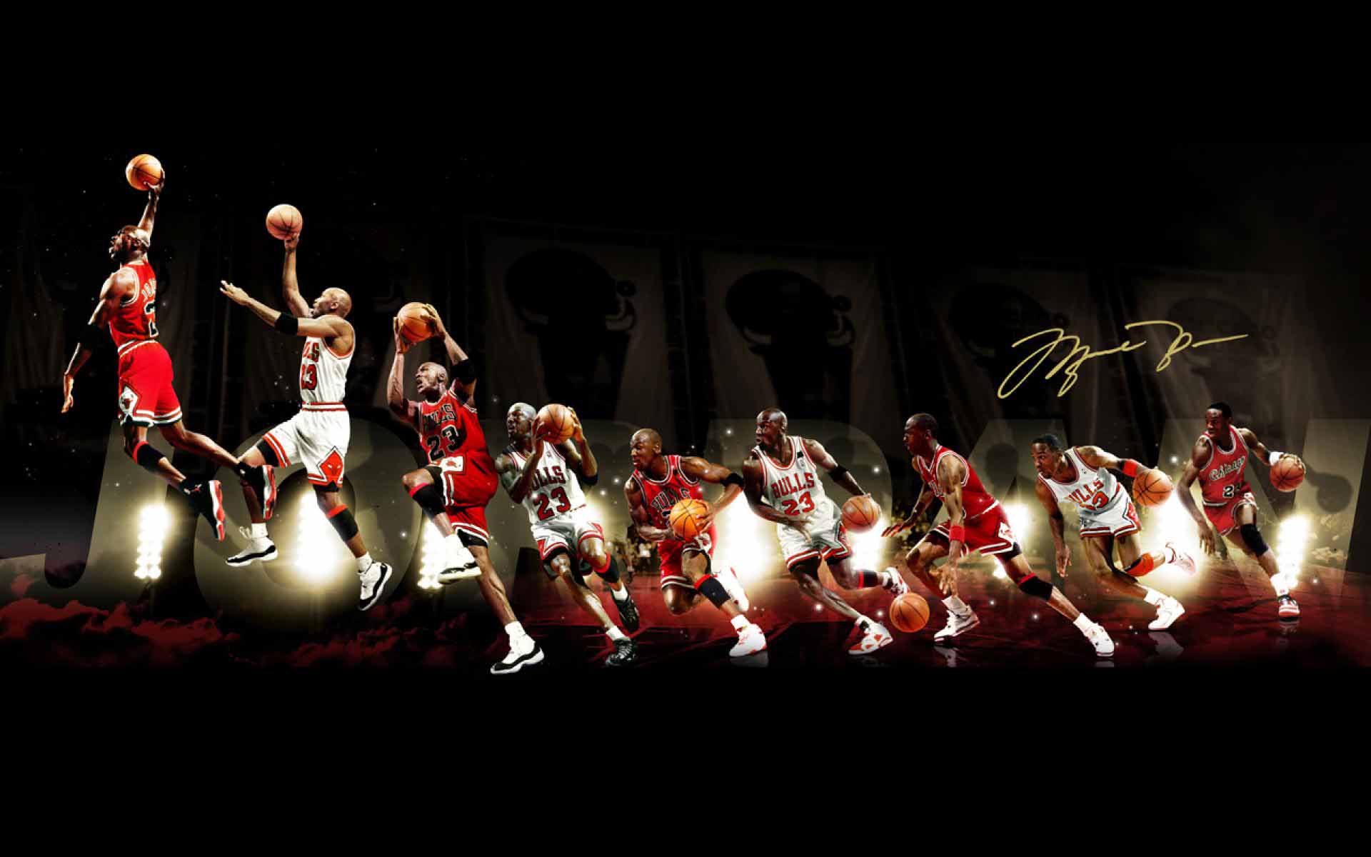 Michael Jordan sequenza basket, Chicago Bulls, 1920x1200 Full HD+, Desktop