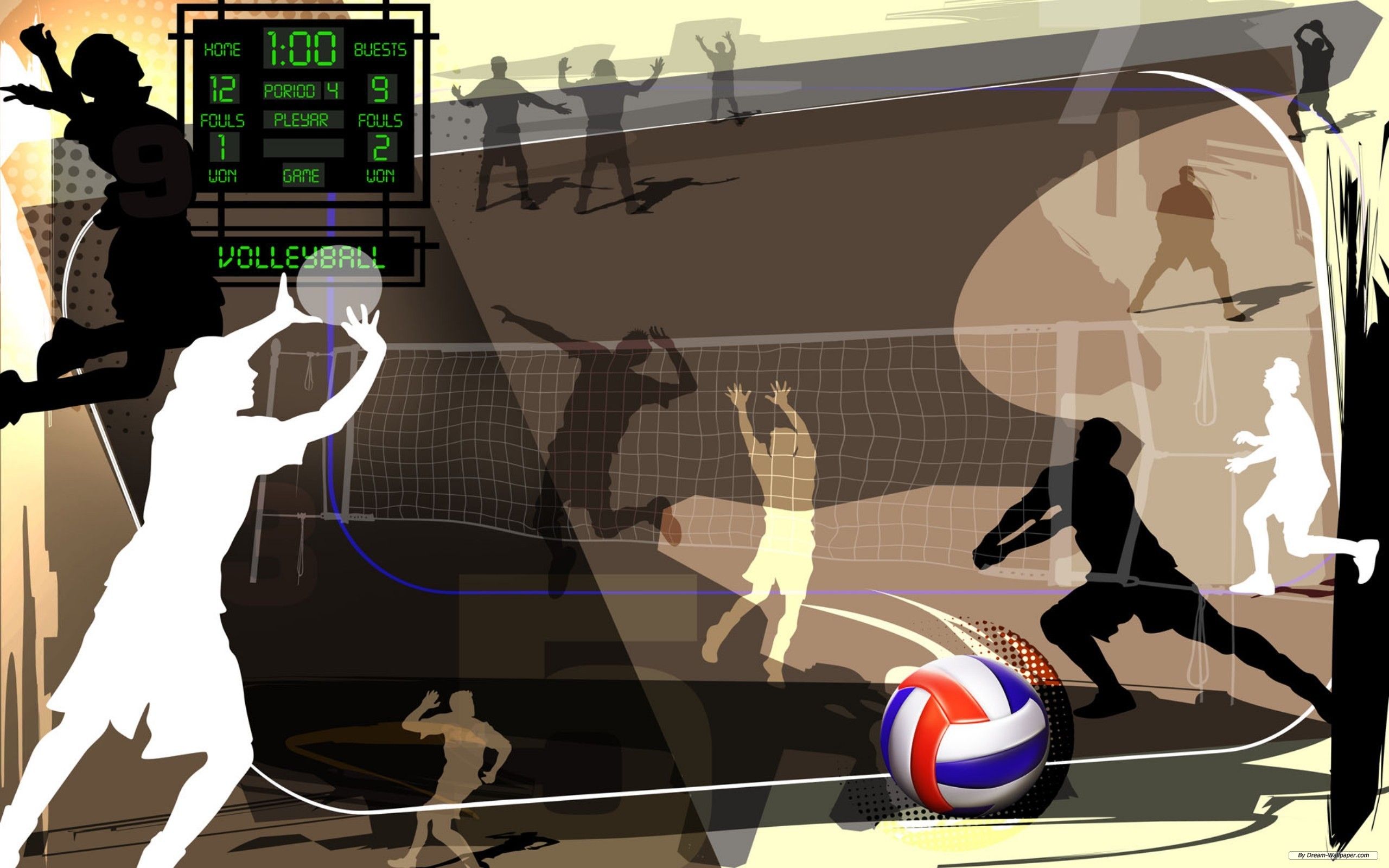 Mikasa Sports pubblicità atleti, 1280x1024 720p, PC