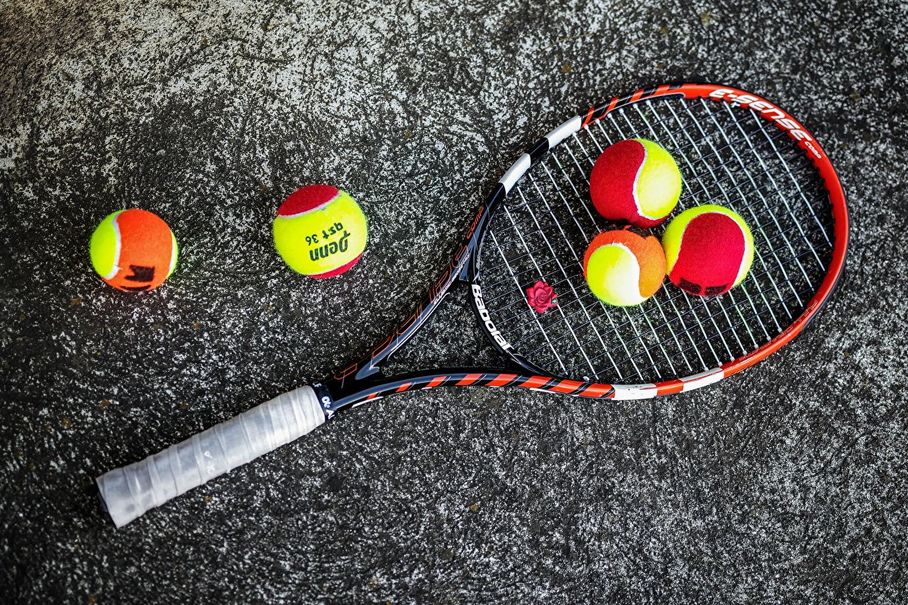 Racchetta e palline da tennis, 1280x853 720p, Laptop