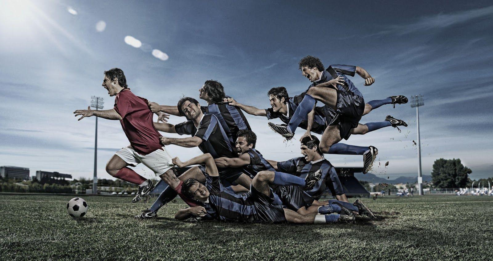 Giocatori calcio sequenza fotografica, 1600x848 900p, Desktop