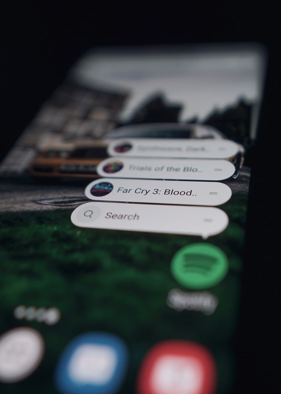 Notifiche telefono e app Spotify, 910x1275 Verticale, Mobile