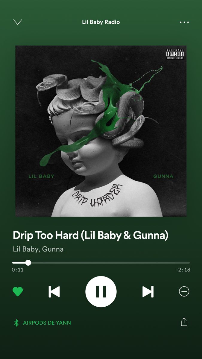 Spotify player Lil Baby Gunna, 675x1200 Verticale, Mobile